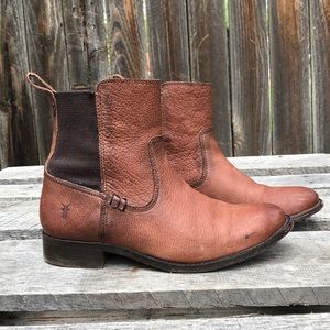 Beautiful Frye slip on booties